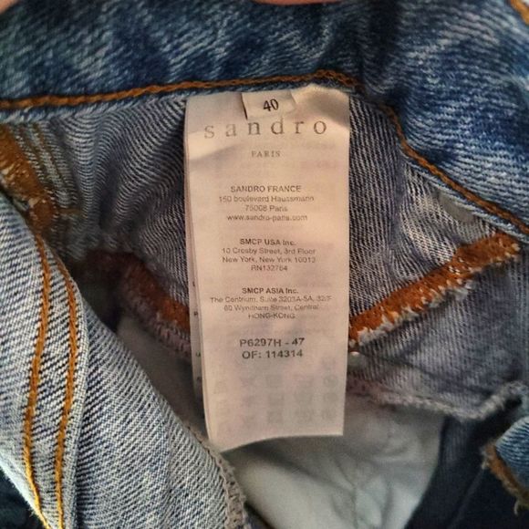 COPY - Sandro | Kitty Double Waist Jeans - Picture 5 of 6